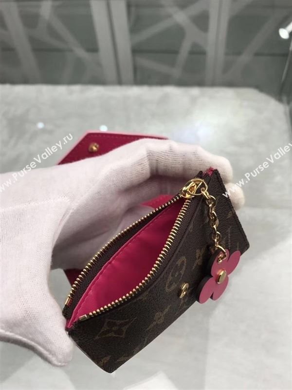 replica Louis Vuitton LV Victorine Flower Wallet Monogram Canvas Purse Bag M64203