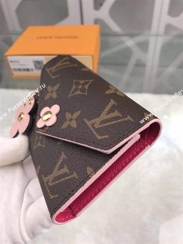 replica Louis Vuitton LV Victorine Flower Wallet Monogram Canvas Purse Bag M64203