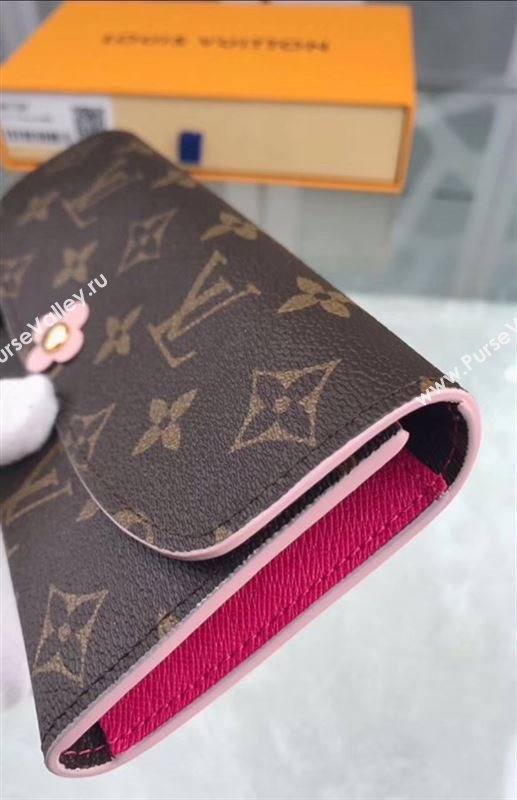 replica Louis Vuitton LV Emilie Flower Wallet Monogram Canvas Purse Bag M64202