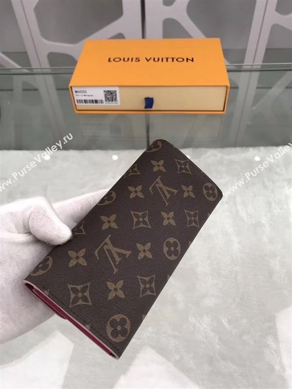replica Louis Vuitton LV Emilie Flower Wallet Monogram Canvas Purse Bag M64202
