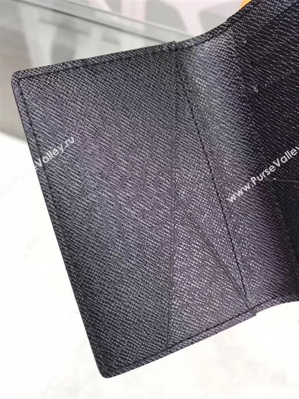 replica Louis Vuitton LV Supreme Pocket Organizer Wallet Epi Leather Purse Bag Black M60642