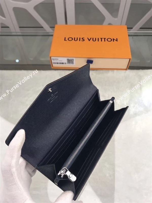 replica Louis Vuitton LV Sarah Wallet Epi Leather Purse Bag Navy M60585