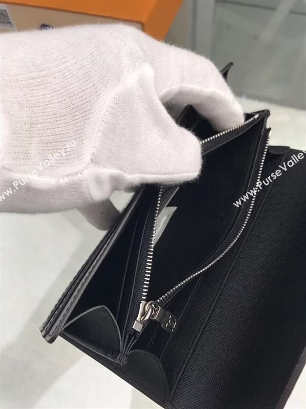 replica Louis Vuitton LV Sarah Wallet Epi Leather Purse Bag Black M60582