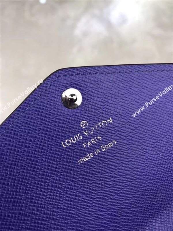replica Louis Vuitton LV Sarah Wallet Epi Leather Purse Bag Blue M60581