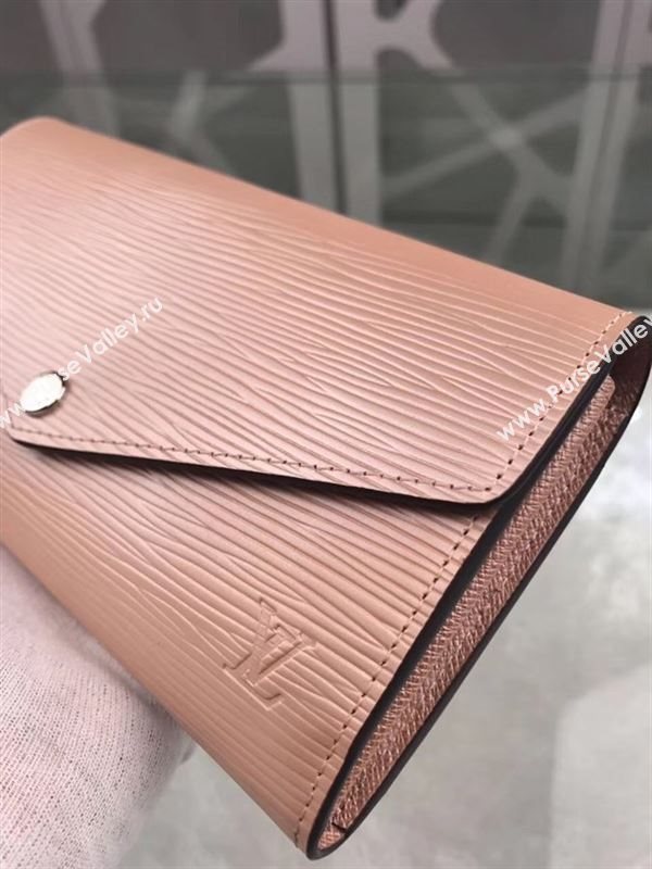 replica Louis Vuitton LV Sarah Wallet Epi Leather Purse Bag Nude M60760