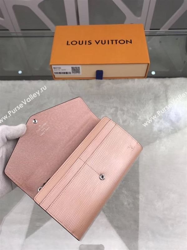 replica Louis Vuitton LV Sarah Wallet Epi Leather Purse Bag Nude M60760