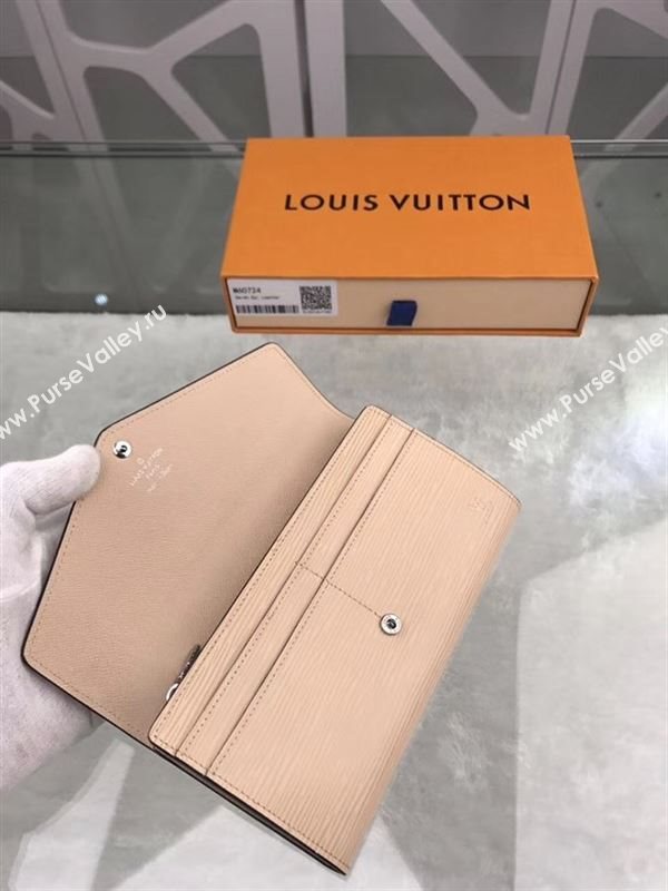 replica Louis Vuitton LV Sarah Wallet Epi Leather Purse Bag Apricot M60724