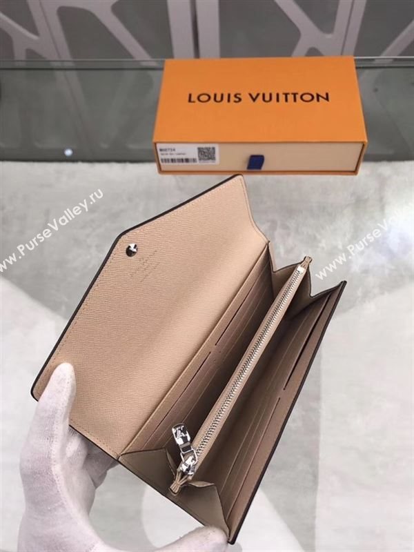 replica Louis Vuitton LV Sarah Wallet Epi Leather Purse Bag Apricot M60724