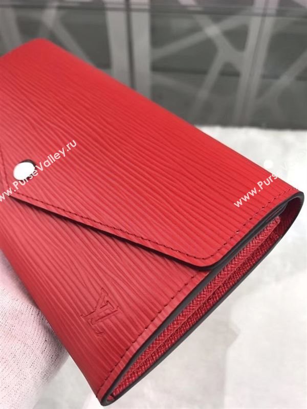 replica Louis Vuitton LV Sarah Wallet Epi Leather Purse Bag Red M60723