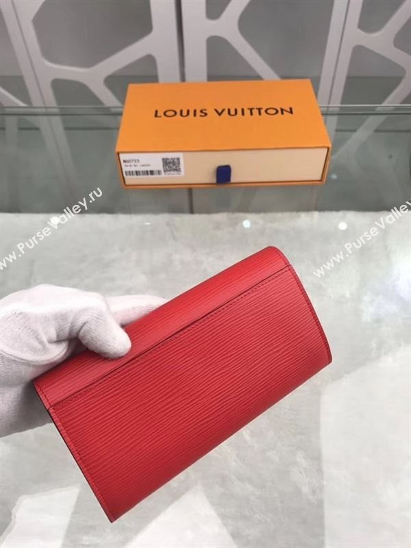 replica Louis Vuitton LV Sarah Wallet Epi Leather Purse Bag Red M60723