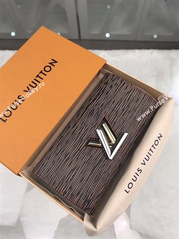 replica Louis Vuitton LV Twist Wallet Clutch Epi Leather Purse Bag Gray M60999