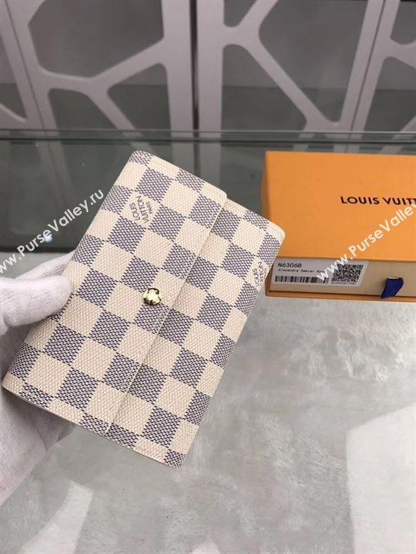 replica Louis Vuitton LV Alexandra Wallet Damier Canvas Purse Bag White N63068