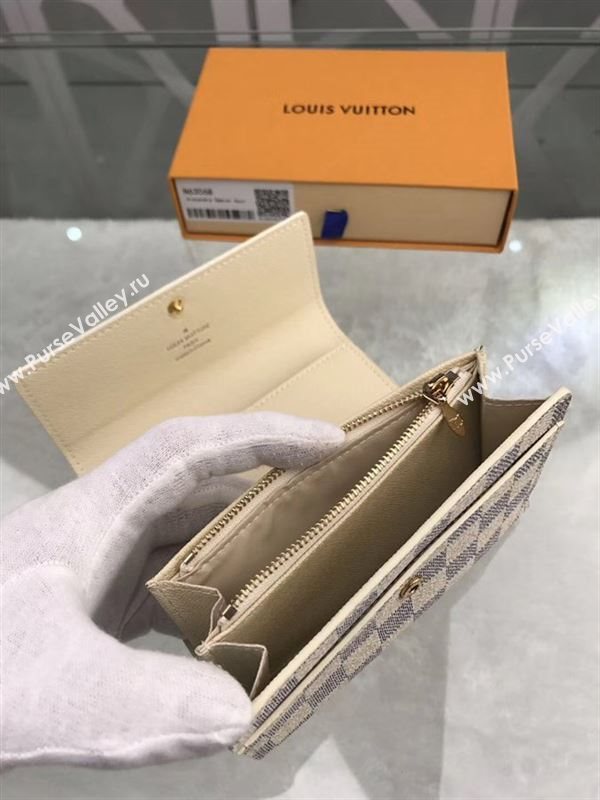 replica Louis Vuitton LV Alexandra Wallet Damier Canvas Purse Bag White N63068