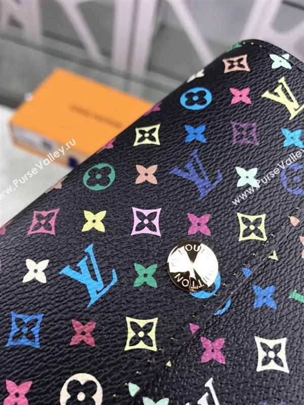 replica Louis Vuitton LV Alexandra Wallet Monogram Canvas Purse Bag Black M60084