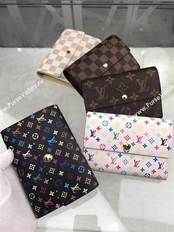 replica Louis Vuitton LV Alexandra Wallet Monogram Canvas Purse Bag White M60083