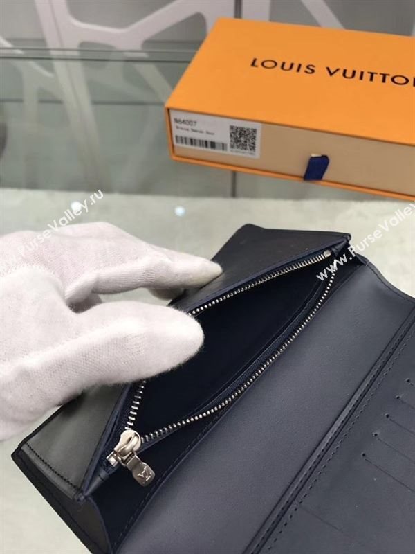 replica N64007 Louis Vuitton LV Brazza Wallet Damier America Cup Purse Bag White