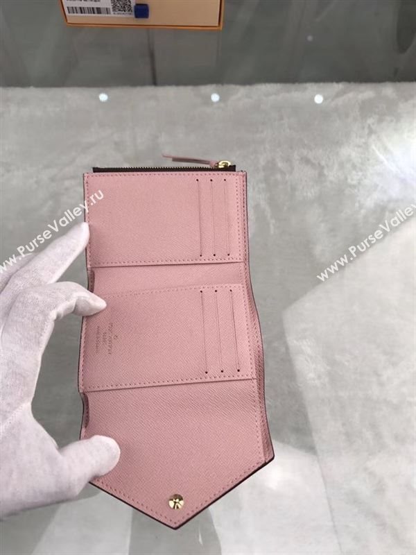 replica M62360 Louis Vuitton LV League Victorine Wallet Monogram Canvas Purse Bag Brown