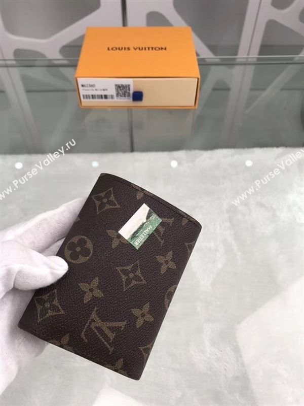 replica M62360 Louis Vuitton LV League Victorine Wallet Monogram Canvas Purse Bag Brown