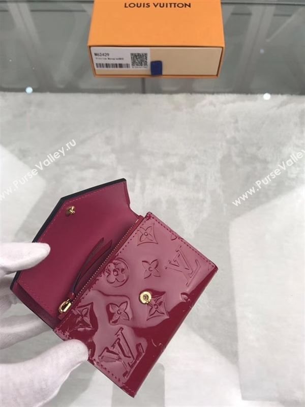 replica M62429 Louis Vuitton LV Victorine Wallet Monogram Vernis Leather Purse Bag Rose