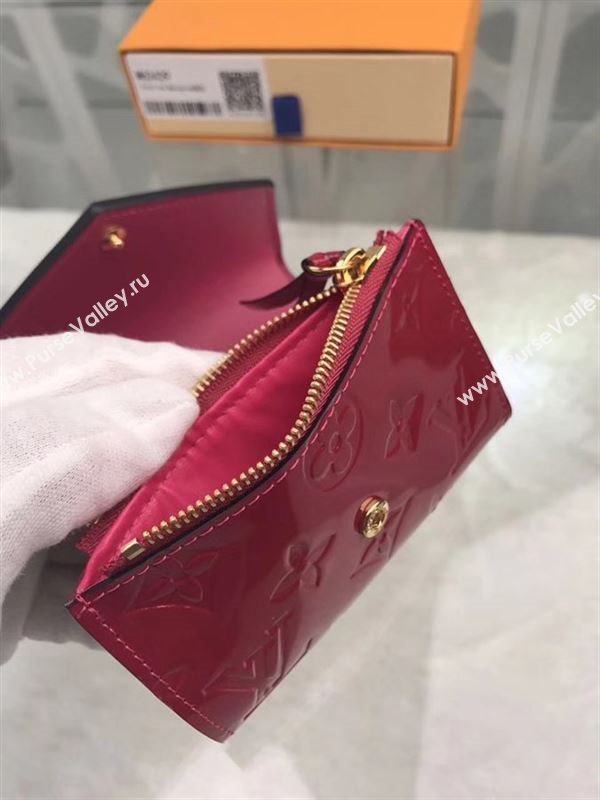 replica M62429 Louis Vuitton LV Victorine Wallet Monogram Vernis Leather Purse Bag Rose