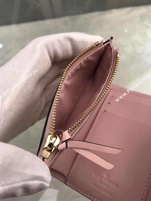 replica M62428 Louis Vuitton LV Victorine Wallet Monogram Vernis Leather Purse Bag Pink