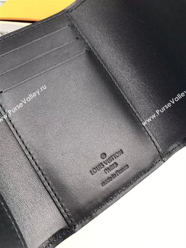 replica M62427 Louis Vuitton LV Victorine Wallet Monogram Vernis Leather Purse Bag Black