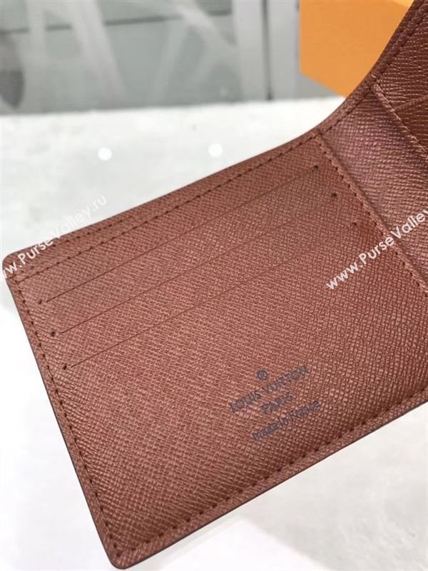 replica M60895 Louis Vuitton LV Multiple Wallet Monogram Canvas Purse Bag Brown
