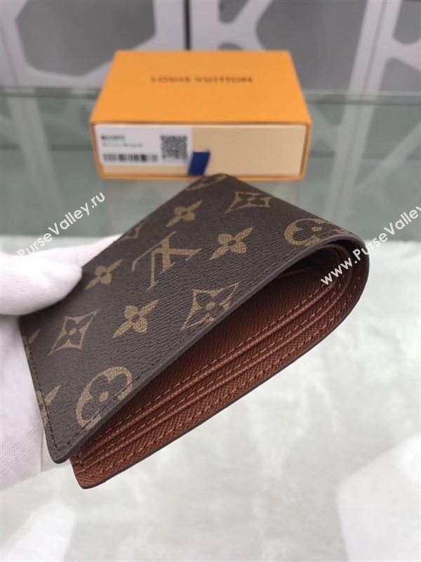 replica M60895 Louis Vuitton LV Multiple Wallet Monogram Canvas Purse Bag Brown