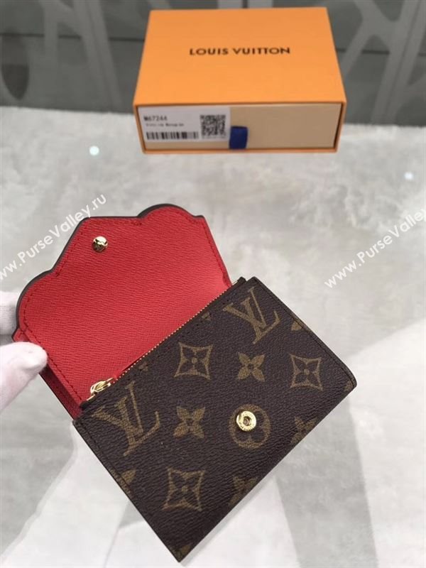 replica M67244 Louis Vuitton LV Victorine Wallet Lovely Bird Monogram Canvas Purse Bag 