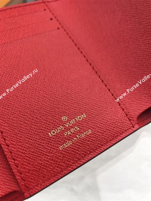 replica M67244 Louis Vuitton LV Victorine Wallet Lovely Bird Monogram Canvas Purse Bag 