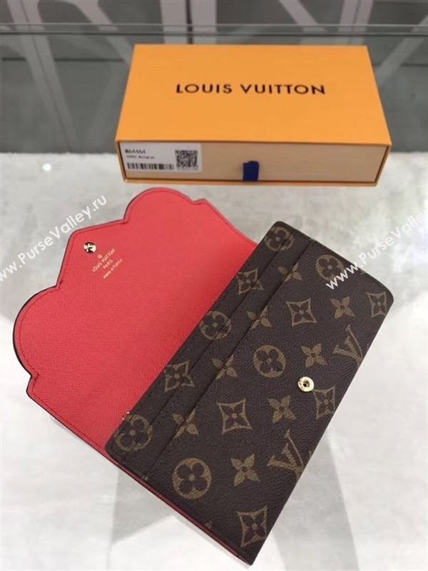 replica M64464 Louis Vuitton LV Sarah Wallet Lovely Bird Monogram Canvas Purse Bag 