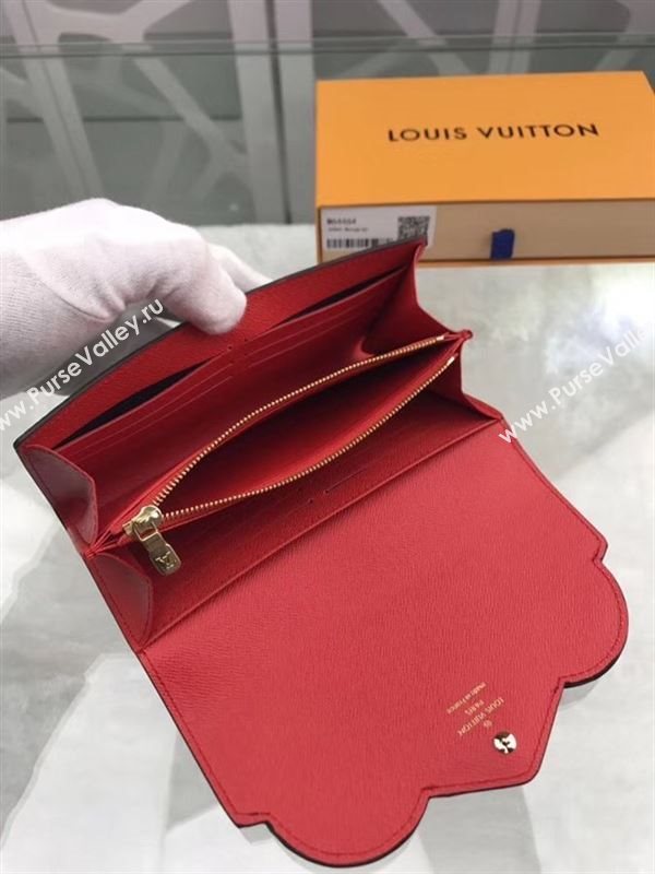 replica M64464 Louis Vuitton LV Sarah Wallet Lovely Bird Monogram Canvas Purse Bag 