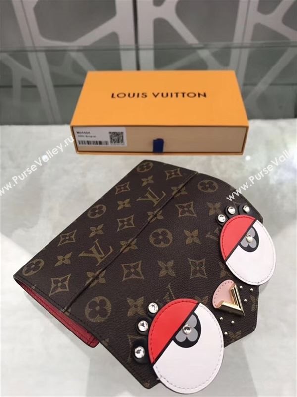 replica M64464 Louis Vuitton LV Sarah Wallet Lovely Bird Monogram Canvas Purse Bag 