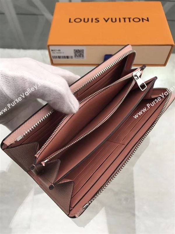 replica M60148 Louis Vuitton LV Comete Wallet Real Leather Purse Bag Pink