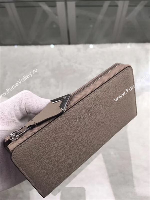 replica M60147 Louis Vuitton LV Comete Wallet Real Leather Purse Bag Apricot