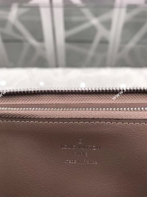 replica M60147 Louis Vuitton LV Comete Wallet Real Leather Purse Bag Apricot