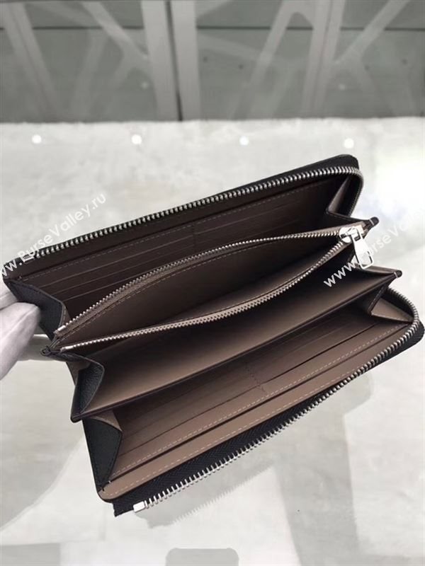 replica M60146 Louis Vuitton LV Comete Wallet Real Leather Purse Bag Black