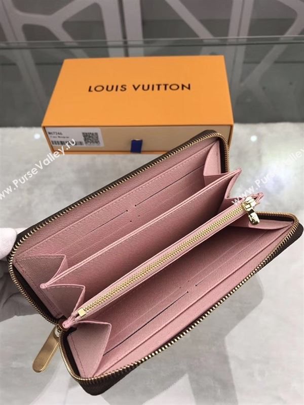 replica M67246 Louis Vuitton LV Zippy Wallet Dog Monogram Canvas Purse Bag