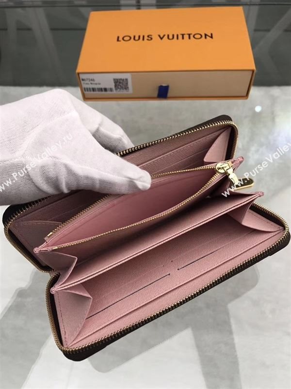 replica M67246 Louis Vuitton LV Zippy Wallet Dog Monogram Canvas Purse Bag