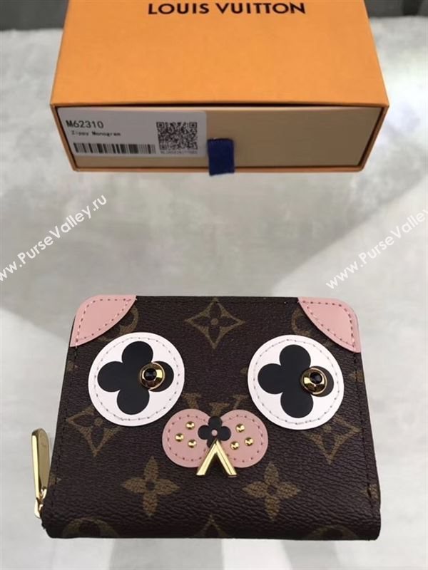 replica M62310 Louis Vuitton LV Zippy Coin Purse Wallet Dog Monogram Canvas Bag