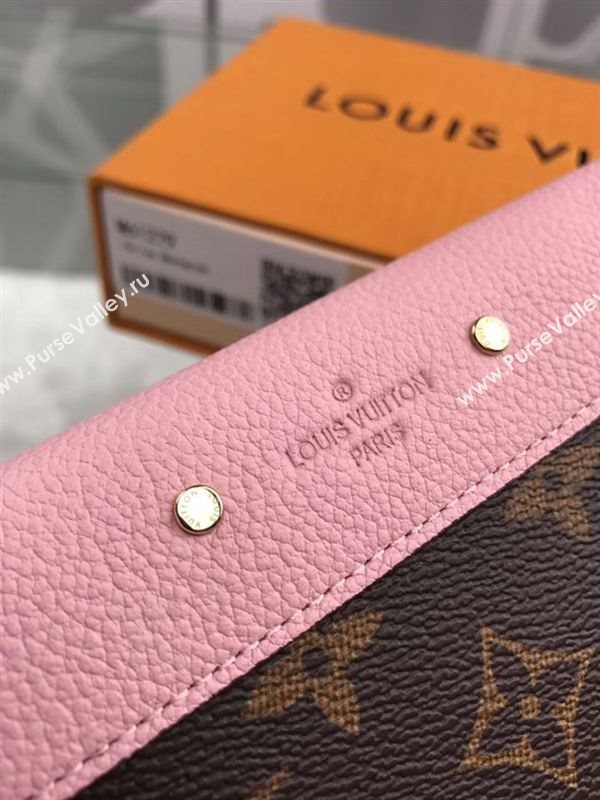 replica M61279 Louis Vuitton LV Pallas Wallet Monogram Canvas Purse Bag Pink