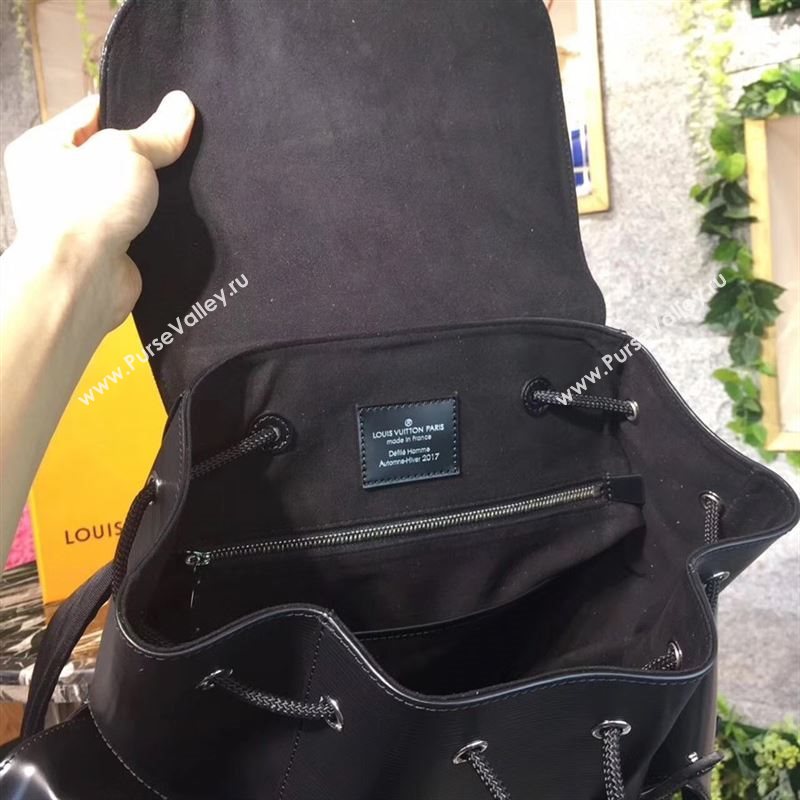 replica LV Louis Vuitton Supreme Christopher PM Backpack Epi Leather Bag M41709 Black