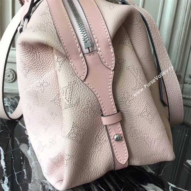 replica LV Louis Vuitton Asteria Handbag Monogram Real Leather Bag M54673 Pink