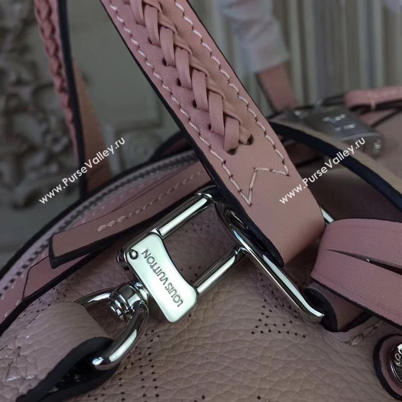 replica LV Louis Vuitton Asteria Handbag Monogram Real Leather Bag M54673 Pink