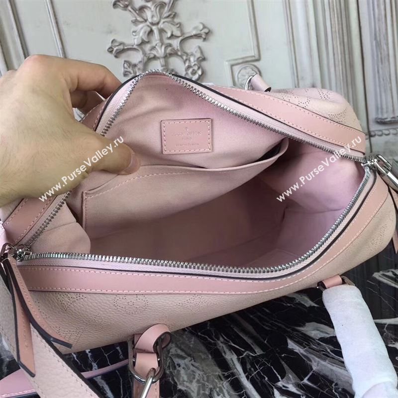 replica LV Louis Vuitton Asteria Handbag Monogram Real Leather Bag M54673 Pink