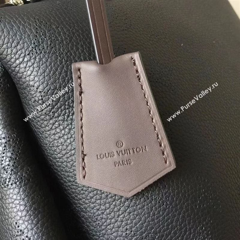replica LV Louis Vuitton Asteria Handbag Monogram Real Leather Bag M54671 Black