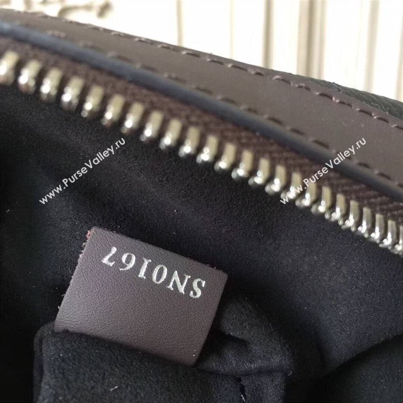 replica LV Louis Vuitton Asteria Handbag Monogram Real Leather Bag M54671 Black
