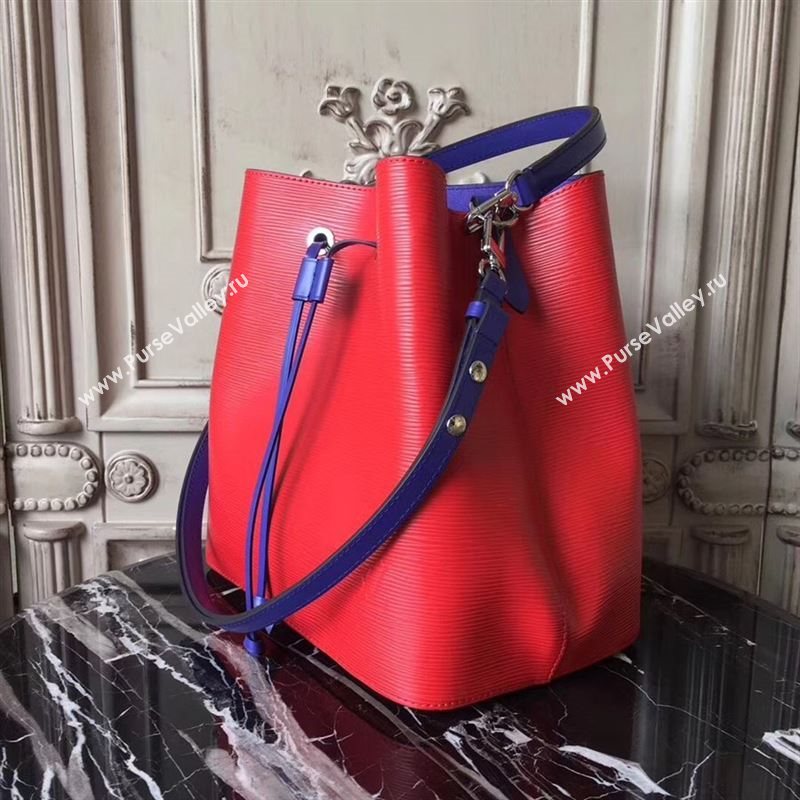 replica LV Louis Vuitton Neonoe Bucket Bag Epi Leather Handbag M54365 Red