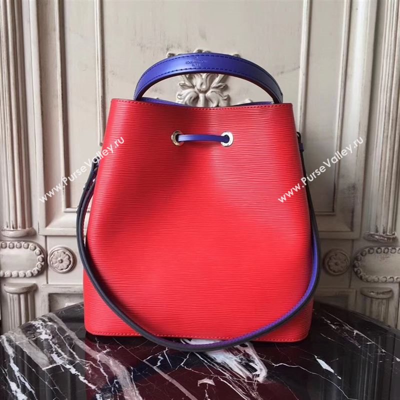 replica LV Louis Vuitton Neonoe Bucket Bag Epi Leather Handbag M54365 Red