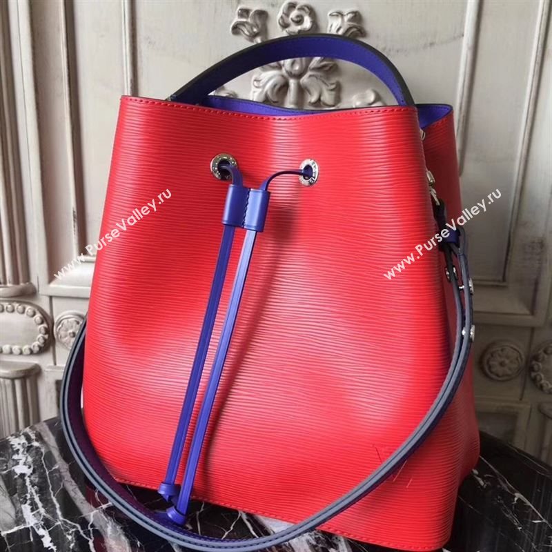 replica LV Louis Vuitton Neonoe Bucket Bag Epi Leather Handbag M54365 Red